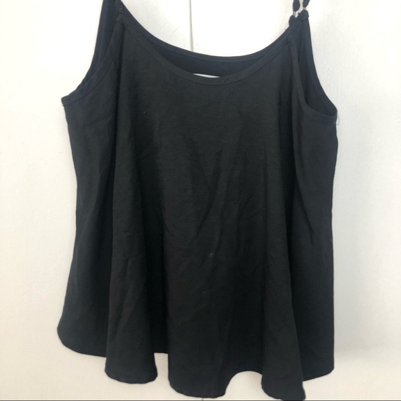 For Love & Lemons Black Embroidered Strap Cami Top - Picture 7 of 8